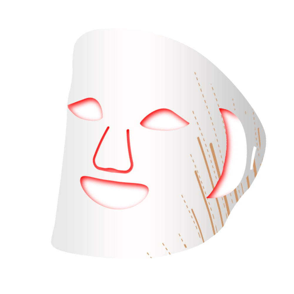 LumiGlow mask red light mode detail
