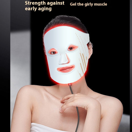 LumiGlow silicone LED face mask